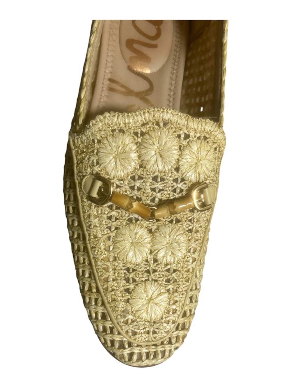Sam Edelman Women’s Raffia Loafers Size 8 - Picture 2 of 5